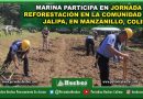 MARINA PARTICIPA EN JORNADA DE REFORESTACIÓN EN LA COMUNIDAD DE JALIPA, EN MANZANILLO, COLIMA