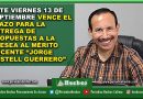 ESTE VIERNES 13 DE SEPTIEMBRE VENCE EL PLAZO PARA LA ENTREGA DE PROPUESTAS A LA PRESEA AL MÉRITO DOCENTE “JORGE CASTELL GUERRERO”.