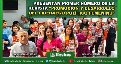 PRESENTAN PRIMER NÚMERO DE LA REVISTA “PROMOCIÓN Y DESARROLLO  DEL LIDERAZGO POLÍTICO FEMENINO”