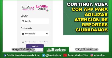 CONTINÚA VDEA CON APP PARA AGILIZAR ATENCIÓN DE REPORTES CIUDADANOS