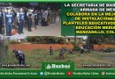 LA SECRETARÍA DE MARINA ARMADA DE MÉXICO COLABORA EN LA MEJORA DE INSTALACIONES DE PLANTELES EDUCATIVOS DE EDUCACIÓN MEDIA EN MANZANILLO, COLIMA