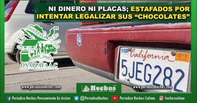 NI DINERO NI PLACAS; ESTAFADOS POR INTENTAR LEGALIZAR SUS “CHOCOLATES”