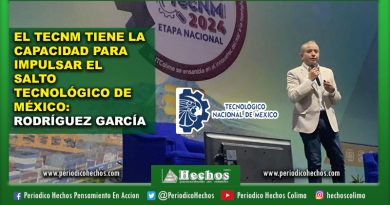 EL TECNM TIENE LA CAPACIDAD PARA IMPULSAR EL SALTO TECNOLÓGICO DE MÉXICO: RODRÍGUEZ GARCÍA