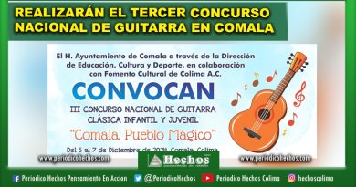 REALIZARÁN EL TERCER CONCURSO NACIONAL DE GUITARRA EN COMALA