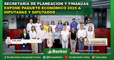 SECRETARÍA DE PLANEACIÓN Y FINANZAS EXPONE PAQUETE ECONÓMICO 2025 A DIPUTADAS Y DIPUTADOS