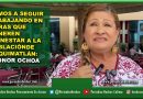 VAMOS A SEGUIR TRABAJANDO EN OBRAS QUE GENEREN BIENESTAR A LA POBLACIÓNDE COQUIMATLÁN: LEONOR OCHOA