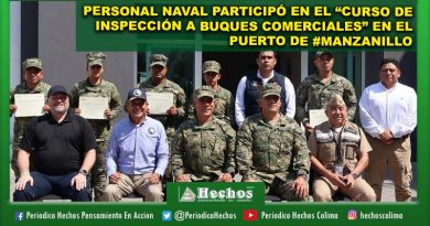 Personal naval participó en el “Curso de inspección a buques comerciales” en el puerto de #Manzanillo