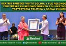 BEATRIZ PAREDES VISITÓ COLIMA Y FUE RECONOCIDA CON PRESEA EN RECONOCIMIENTO A SU DESTACADA TRAYECTORIA POLÍTICA Y SOCIAL EN MÉXICO.