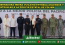 Gobernadora Indira Vizcaíno entrega ascensos y 70 patrullas a la Policía Estatal de Colima