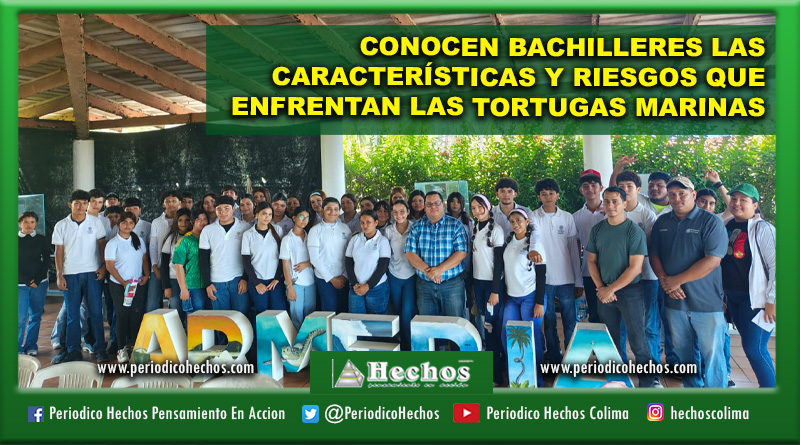 CONOCEN BACHILLERES LAS CARACTERÍSTICAS Y RIESGOS QUE ENFRENTAN LAS TORTUGAS MARINAS