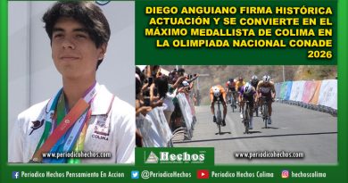 DIEGO ANGUIANO FIRMA HISTÓRICA ACTUACIÓN Y SE CONVIERTE EN EL MÁXIMO MEDALLISTA DE COLIMA EN LA OLIMPIADA NACIONAL CONADE 2026