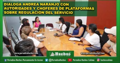 Dialoga Andrea Naranjo con autoridades y choferes de plataformas sobre regulación del servicio