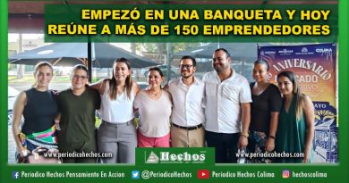 EMPEZÓ EN UNA BANQUETA Y HOY REÚNE A MÁS DE 150 EMPRENDEDORES