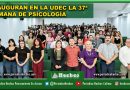 INAUGURAN EN LA UDEC LA 37ª SEMANA DE PSICOLOGÍA